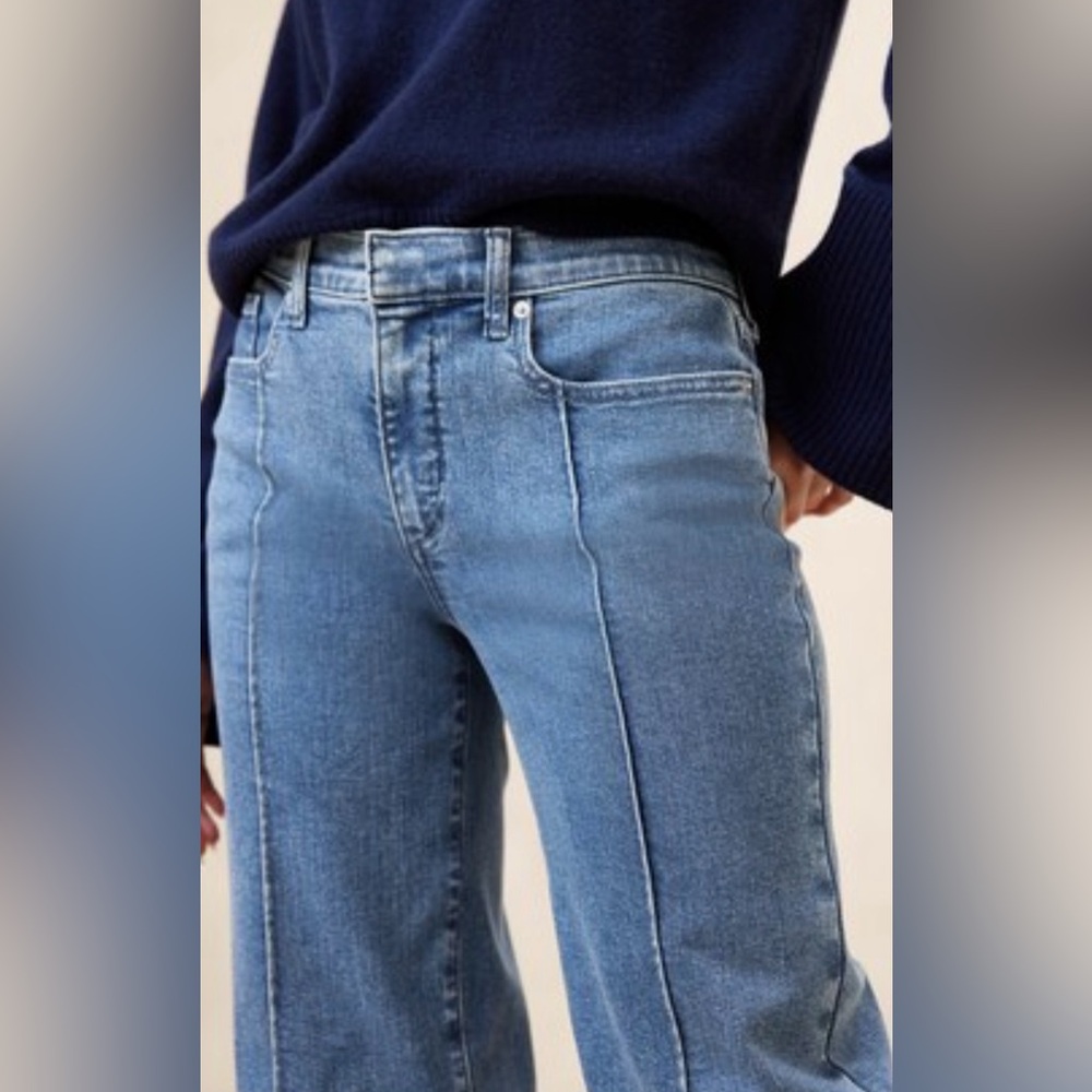 Banana Republic Women's Straight Leg Blue Jeans